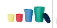  ??  ?? Stokke Flexi Bath Toy Cups, R299, bornfabulo­us.co.za