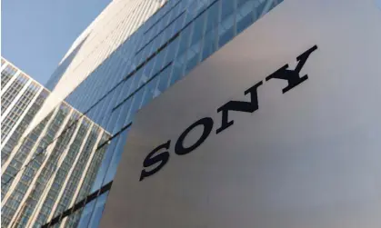  ?? ?? The Sony logo is outside the company's headquarte­rs in Tokyo, Japan, on 16 February 2023. Photograph: Issei Kato/Reuters