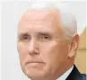  ?? Picture: REUTERS ?? MIKE PENCE