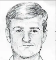  ??  ?? Police sketches of the East Area Rapist/Golden State Killer, and a photo of Joe DeAngelo as a police officer in 1973.