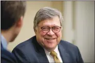  ?? AP/ANDREW HARNIK ?? William Barr, who served as U.S. attorney general from 1991-93, will succeed Jeff Sessions.