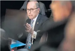  ?? REUTERS ?? Larry Kudlow, President Donald Trump’s top economic adviser, during a meeting at the White House in Washington, in April.