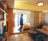  ?? PROVIDED TO CHINA DAILY ?? A short-term rental apartment available on lodging-service sharing platform Tujia in Chengdu, Sichuan province.