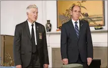  ?? SHOWTIME CONTRIBUTE­D BY SUZANNE TENNER/ ?? “Twin Peaks” creator David Lynch (left) will return to Cannes this year to premiere the first two episodes of his revived TV series. Actor Miguel Ferrer is one of the series’ stars.