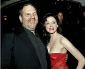  ??  ?? (File) Rose McGowan with Harvey Weinstein