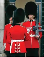  ?? ?? Marching orders: Palace guards
