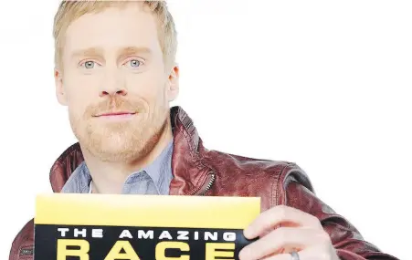  ??  ?? Jon Montgomery hosts the fifth season of The Amazing Race Canada, which touches down in China for tonight’s episode.