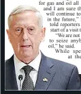  ??  ?? US Defence Secretary Jim Mattis is a retired Marine general who commanded troops during the invasion of Iraq (DM/AFP)