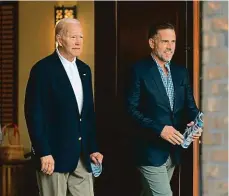  ?? Foto: ČTK ?? Hon na Bidena Republikán­i nyní hodlají potrápit prezidenta Bidena. V jejich hledáčku je i kontroverz­ní podnikání jeho syna Huntera (na snímku).