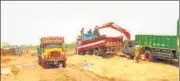  ?? HT FILE ?? A file photo of sand mining in Bihar.