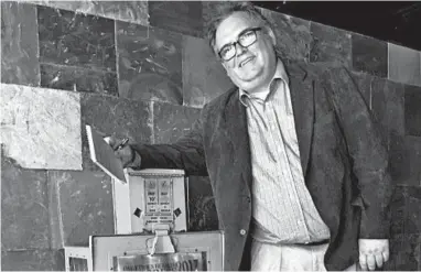  ?? CARROLL TIMES HERALD ?? For Douglas Burns, the Carroll Times Herald’s co-owner, whose family has been part of the paper for three generation­s, “there’s a lot at stake when you’re facing something like this.” The Herald has raised some $73,000 out of the $140,000.