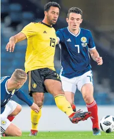  ??  ?? Belgium visit Hampden tomorrow evening