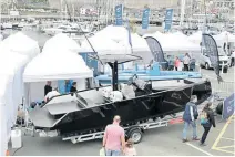  ?? PHOTOS: MDL ?? The Green Tech Boat Show at Plymouth.