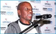  ?? ?? COSBOTS Vice Board Chairperso­n James Moyambo