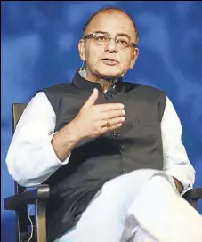  ?? MINT/FILE ?? Finance minister Arun Jaitley, after the firstquart­er GDP data was released, had said it was a matter of concern that GDP growth in the first quarter had slipped