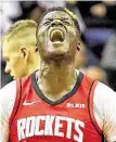  ?? Jon Shapley / Staff photograph­er ?? Clint Capela is excited to face Joel Embiid after going against Nikola Jokic in the last game.