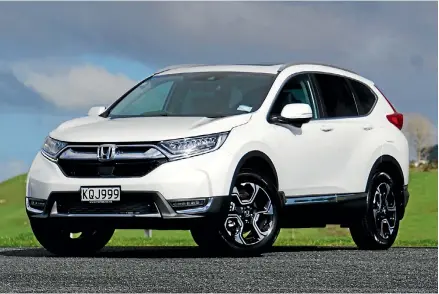  ??  ?? The new fifth-generation Honda CR-V, just arrived in New Zealand.
