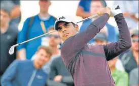  ?? AFP ?? Indian golfer Shubhankar Sharma will feature in his third successive WGC event. The 21yearold has also played all three Majors this year.