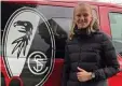  ?? FOTO: BOETTCHER ?? Eve Boettcher freut sich auf die Herausford­erung beim SC Freiburg.