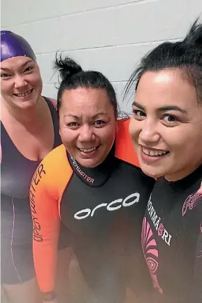  ?? SUPPLIED ?? From left Rachel Rae, Hiria Tamarapa, Hannah Ngarewa-Packer are competing in Napier.