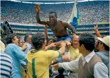  ??  ?? Pele is a tightly focused look at one man’s influence and dominance of a global game for more than a decade.