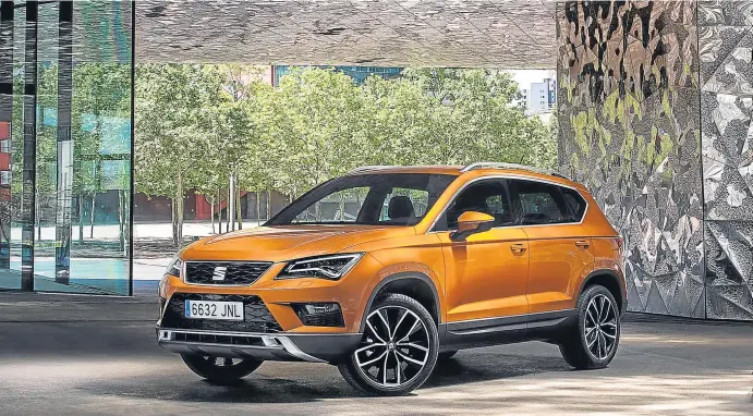  ??  ?? El nombre del nuevo SUV de Seat, Ateca, proviene de una localidad de la provincia de Zaragoza