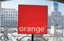  ?? PABLO MONGE ?? Tienda de Orange en la Puerta del Sol.