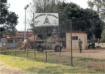 ?? Picture: Masi Losi ?? The defence force’s inspector-general has raised serious mismanagem­ent issues with the East Rand Regiment.