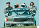  ??  ?? 4 Ellen Lohr and F1 champ Keke Rosberg ahead of the 1993 DTM season.