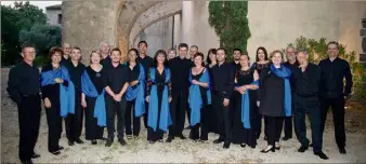  ??  ?? l’ensemble vocal Musiques en Jeux accompagné de l’ensemble de la Société de Musique Ancienne de Nice formeront l’écrin musical de ce concert.