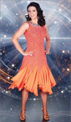  ??  ?? Greystones resident Sinead O’Carroll getting her sparkle on for Dancing with the Stars.