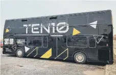  ?? ?? The Ten10 bus is all set for the road.