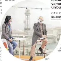  ?? Acn ?? Carlos Carrizosa e Inés Arrimadas, ayer, en Barcelona.