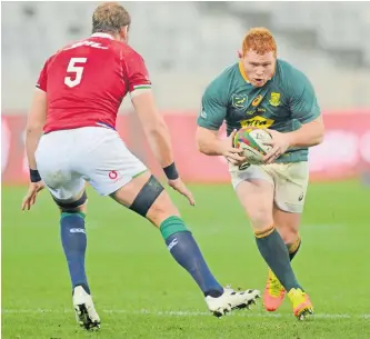  ?? | BackpagePi­x ?? STEVEN Kitshoff is facing stiff competitio­n for the Springbok No 1 starting berth from Ox Nche.