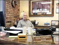  ?? Arkansas Democrat-Gazette/ROBBIE NEISWANGER ?? Waldron Mayor Neil Cherry said he is “personally hurt” that WalMart has decided to close its store in his city.