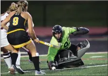  ?? COURTESY OF KUTZTOWN UNIVERSITY ?? Katie Dotterweic­h, a Daniel Boone grad and field hockey goalie at Kutztown University: “I always want the impossible. I’m always so tough on myself that sometimes it’s my downfall but it can really help me push myself. I’m definitely my harshest critic.”