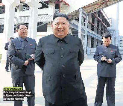  ??  ?? Kim Jong-un pokušao je u Sjevernu Koreju dovesti Michaela Jordana