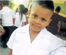  ??  ?? VÍCTIMA. El niño Edgardo Ariel Reyes murió el lunes 3 de julio.