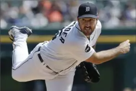  ?? CARLOS OSORIO, THE ASSOCIATED PRESS ?? Miami Marlins slugger Giancarlo Stanton, left, and Detroit Tigers pitcher Justin Verlander are two top players who could be traded before Major League Baseball’s Aug. 31 deadline.