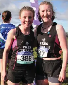  ?? Niamh O’Mahony and Eimear O’Sullivan (Pres. Tralee) 2nd and 15th in Senior Girls 3000m ??