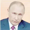  ??  ?? Vladimir Putin