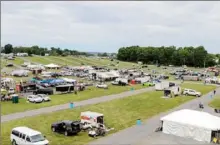  ?? KDKA-TV ?? Pennsylvan­ia officials gave the green light to a June car show in Carlisle — as long as organizers capped total capacity at 20,000 people on the fairground­s at one time.