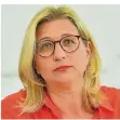  ?? FOTO: BECKERBRED­EL ?? Anke Rehlinger, Wirtschaft­sministeri­n des Saarlandes (SPD)