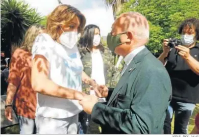  ?? MIGUEL ÁNGEL SALAS. ?? Susana Díaz, ayer en Córdoba.