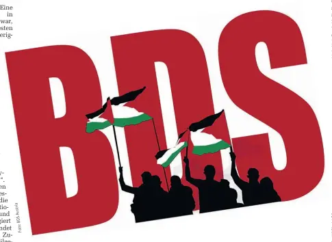  ?? A ri st u A S D B : to Fo ?? Ein besonderer Hebel für den BDS sind Kulturvera­nstaltunge­n: Regelmäßig fordert man Künstler auf, nicht an Film- oder Musikfesti­vals teilzunehm­en, an denen auch Israelis auftreten.