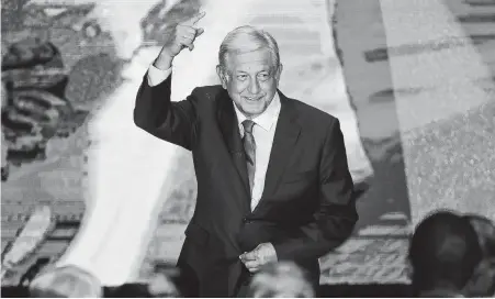  ?? Eloisa Sanchez/Getty Images / Getty Images ?? Andres Manuel Lopez Obrador will be inaugurate­d as president in less than two weeks. The change in administra­tion is creating anxieties among businesses north of the border.