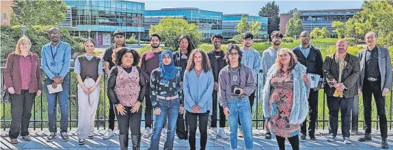  ?? ?? Ten Edge Hill students are celebratin­g after successful­ly securing a place on the University’s pilot RIMES programme