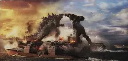  ?? WARNER BROS. ENTERTAINM­ENT VIA AP ?? A scene from “Godzilla vs. Kong.”