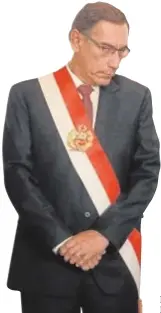  ?? EFE ?? El presidente de Perú, Martín Vizcarra