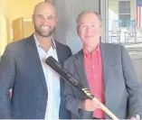  ?? FE ?? Albert Pujols junto al expresiden­te de los Estados Unidos George W. Bush.